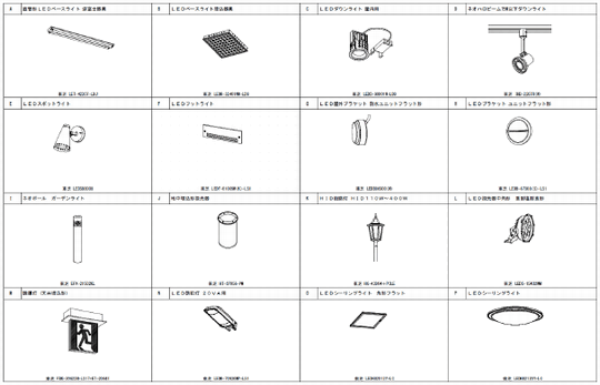 姿図一覧図面例