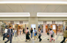 店舗照明の例1(写真)