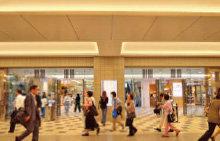 店舗照明の例1(写真)