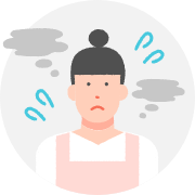 忙しくてフィルター交換をするのが面倒なイメージイラスト