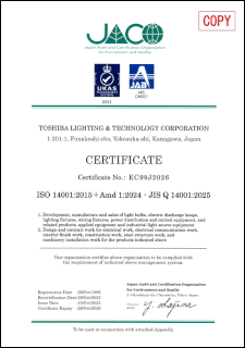 ISO14001 CERTIFICATE