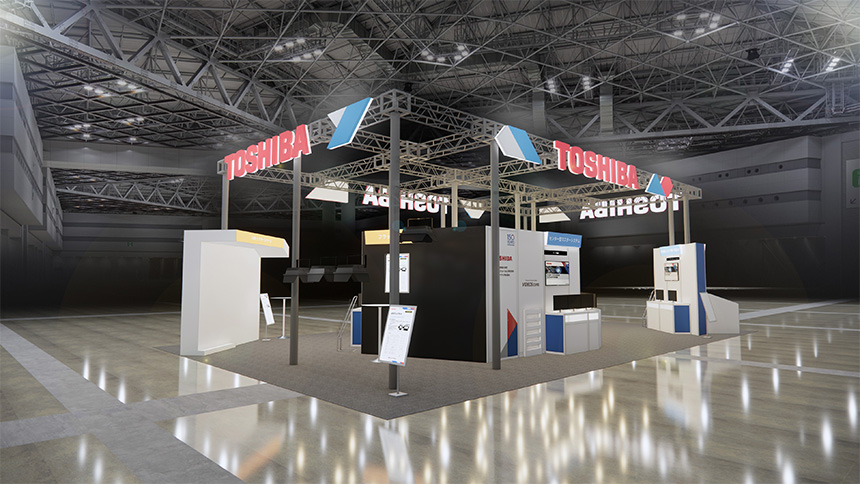 東芝グループブース外観