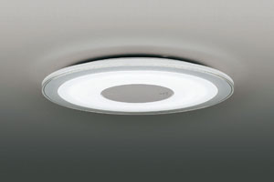 生活家電 その他 薄くフラットなデザインと天井面への配光を実現した「丸形LED 