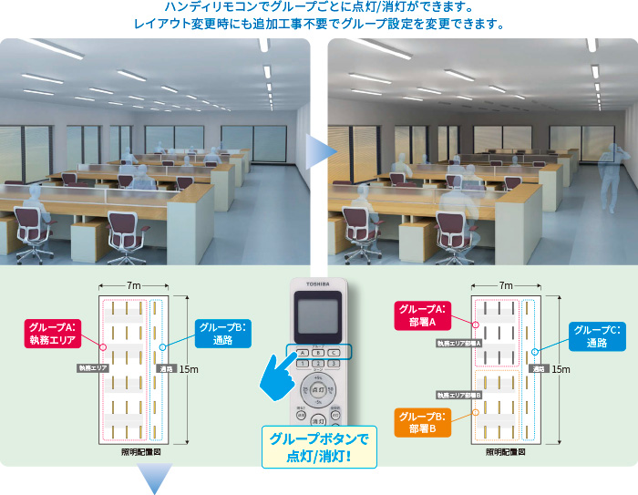 LEKR760101FWW-XD9LEDベースライト TENQOOスクエア 600かんたん無線調光シリーズ FHP45形×4灯用器具相当東芝