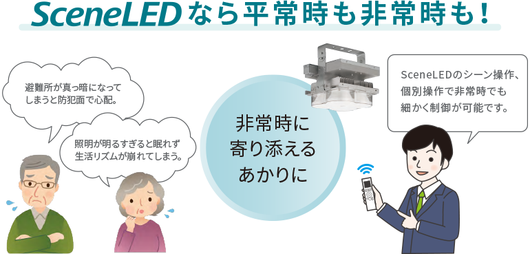 SceneLEDȂ畽펞펞I펞ɊY邠