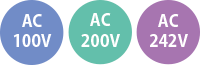 AC100VAAC200VAAC242VΉiCXgj